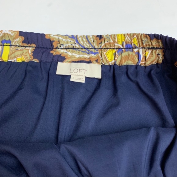 LOFT Paisley Patterned Midi Skirt, S - Picture 8 of 8